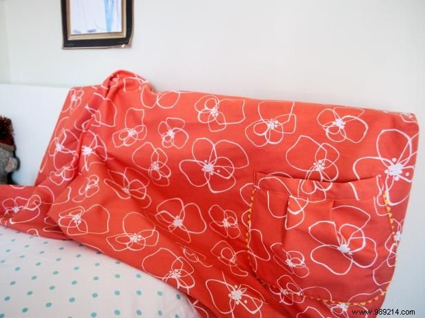 DIY Headboard Slipcover with Built-In Storage Pocket: Expert Step-by-Step Guide