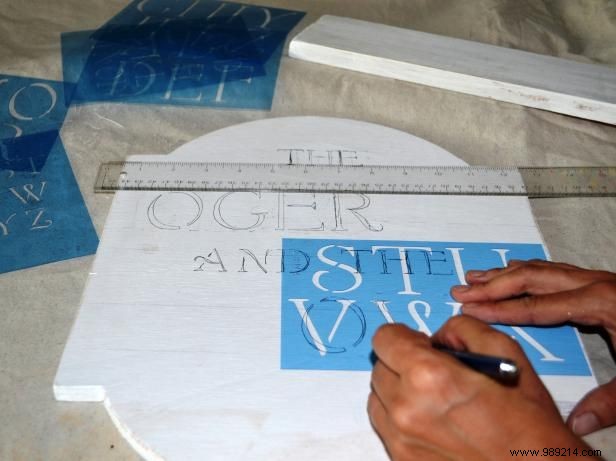 DIY Haunted Hotel Sign for Halloween: Spooky Vintage Tutorial by Joanne Palmisano