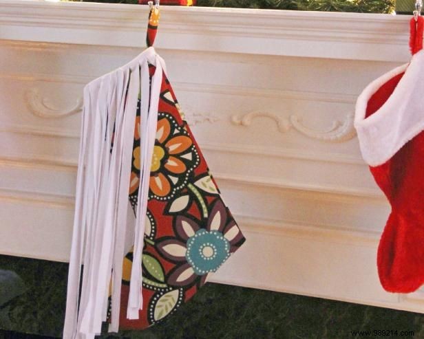 DIY Hippie Fringe Christmas Stocking: Step-by-Step Sewing Tutorial