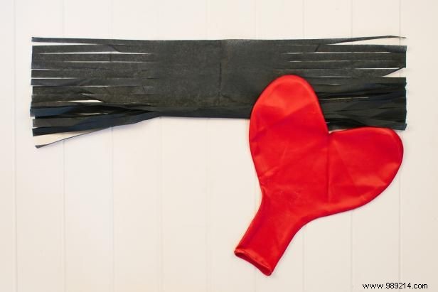 DIY Fabric Fringe Tassel Heart Balloon: Easy Valentine s Day Craft Tutorial