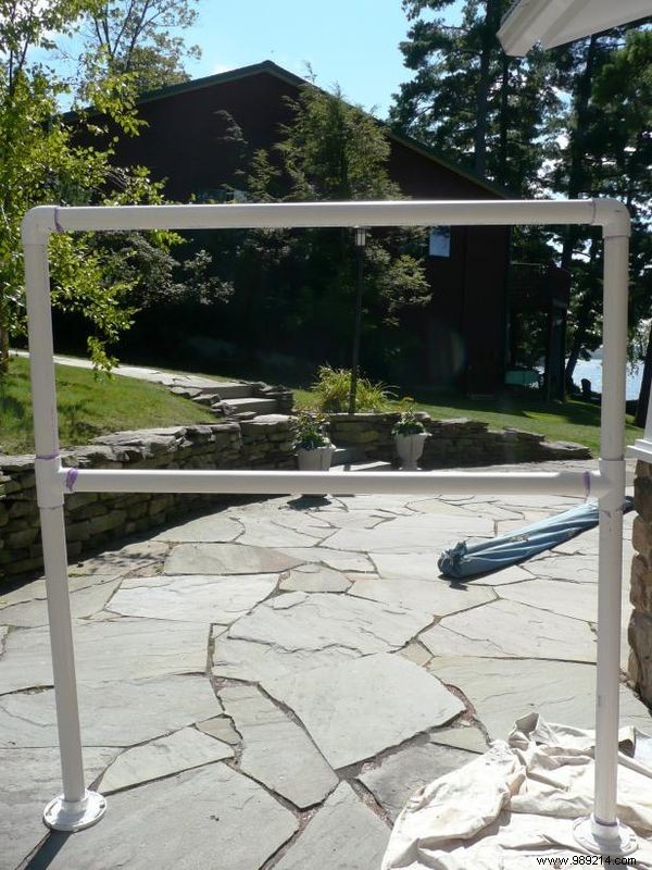 DIY Nautical Sail Headboard: Easy Step-by-Step Guide Using PVC Pipes