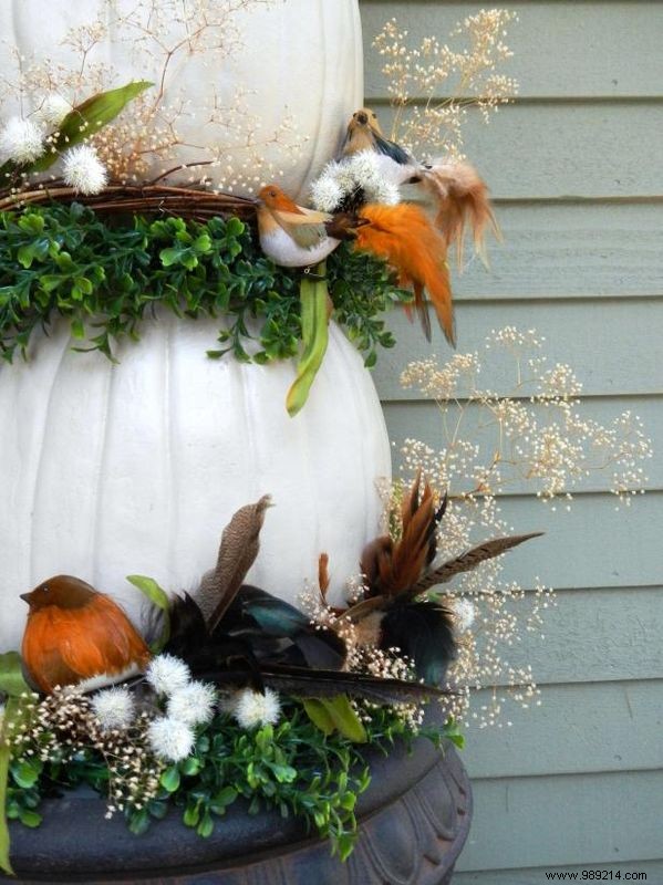 DIY Natural Gourd Topiary: Stunning Fall Porch Decor Step-by-Step