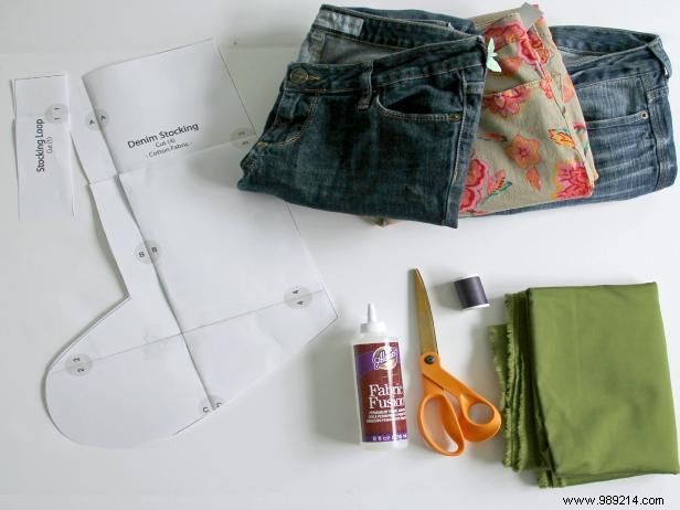 DIY Patchwork Denim Christmas Stocking: Easy Step-by-Step Tutorial