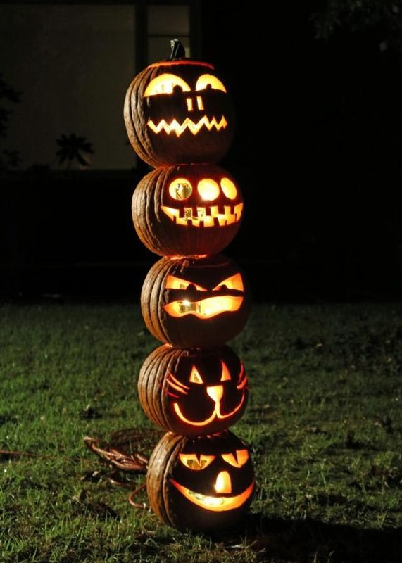 DIY Halloween Pumpkin Totem Pole: Expert Step-by-Step Guide by Emily Fazio