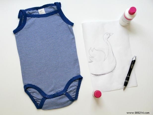 DIY Guide: Create Freezer Paper Stencils to Paint Custom Designs on Baby Onesies
