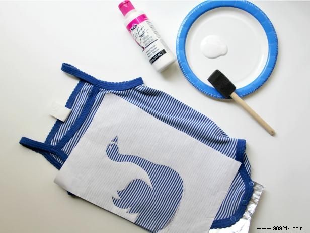 DIY Guide: Create Freezer Paper Stencils to Paint Custom Designs on Baby Onesies