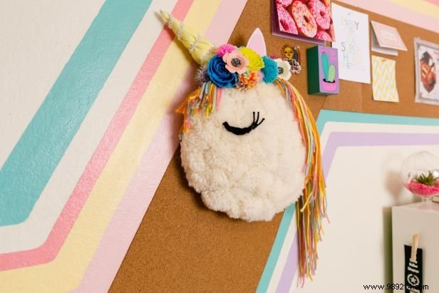 DIY Unicorn Wall Hanging: Easy Rya Weaving Tutorial by Jennifer Ramos
