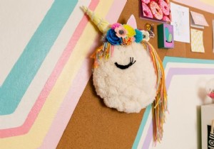DIY Unicorn Wall Hanging: Easy Rya Weaving Tutorial by Jennifer Ramos