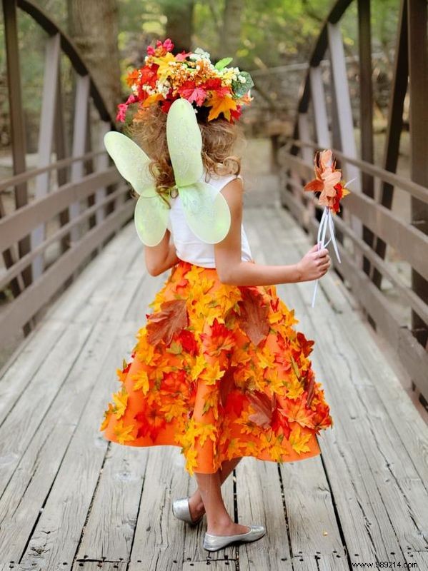 DIY Woodland Fairy Halloween Costume: Easy Step-by-Step Felt Wrap Skirt Tutorial