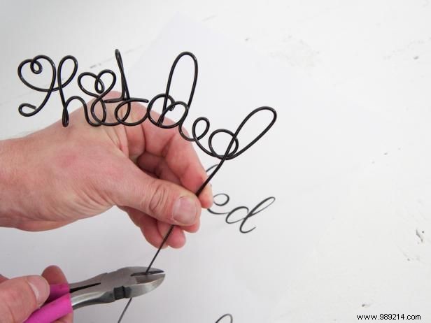 DIY Guide: Craft a Personalized Wire Wedding Cake Topper