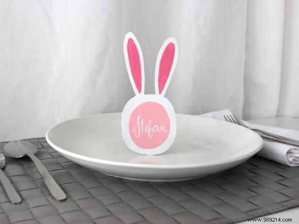 How to Craft Charming DIY Easter Bunny Place Card Holders