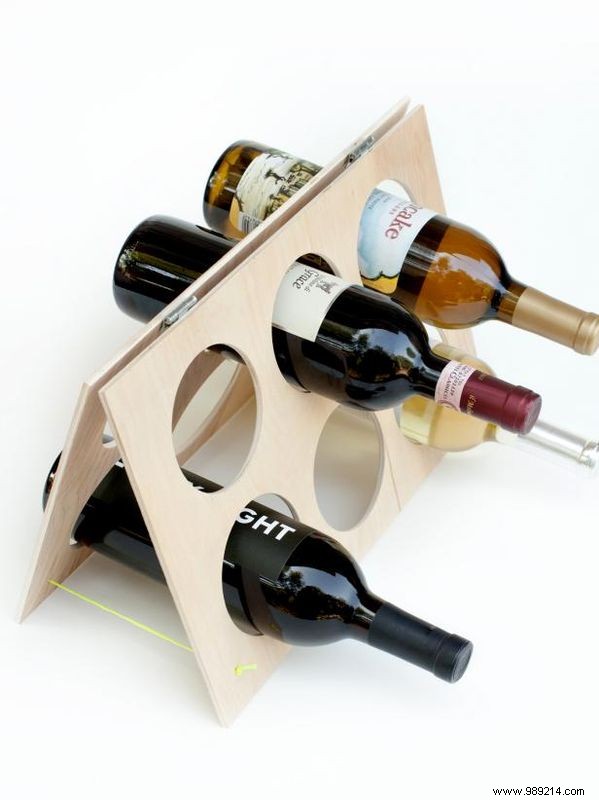 DIY A-Frame Wine Rack: Build a Compact 6-Bottle Holder in Minutes