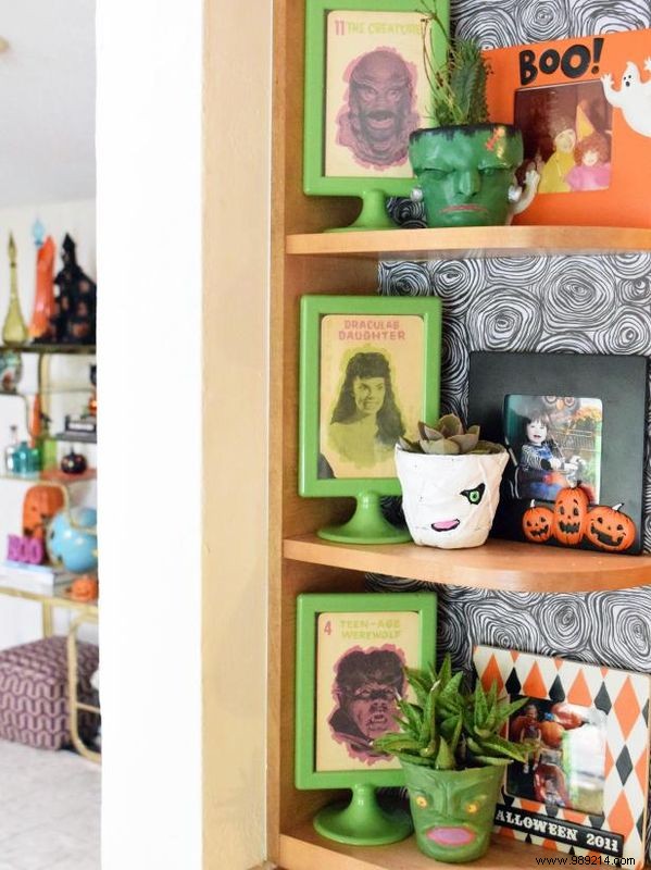 DIY Halloween Monster Pots: Simple Air-Dry Clay Tutorial for Spooky Succulent Planters