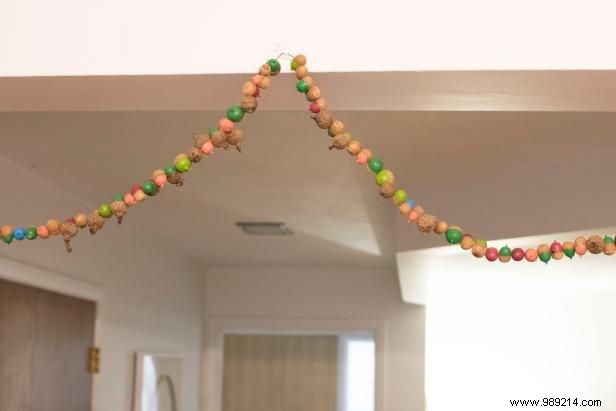 DIY Acorn Garland: Easy Step-by-Step Fall Craft Tutorial by Emily Fazio