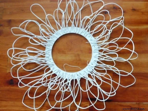 DIY Wire Wreath Tutorial: Reclaimed Electrical Cable, Berries, and Pinecones
