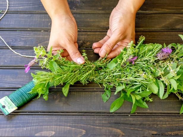 DIY Herb Garland Centerpiece: Simple Step-by-Step Guide from Gardening Expert Debbie Wolfe