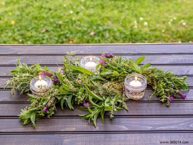 DIY Herb Garland Centerpiece: Simple Step-by-Step Guide from Gardening Expert Debbie Wolfe