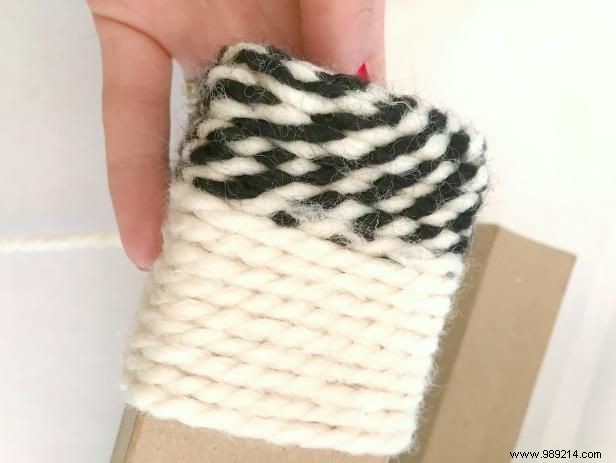 DIY H-Shaped Yarn-Wrapped Plant Stand: Clever Hack Using Affordable Craft Store Letters