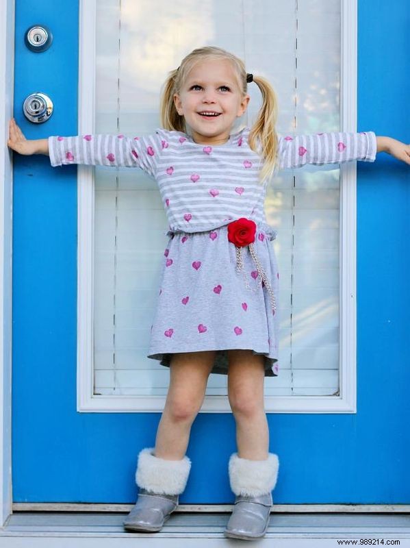 Easy DIY: Upcycle a T-Shirt into an Adorable Heart-Print Dress