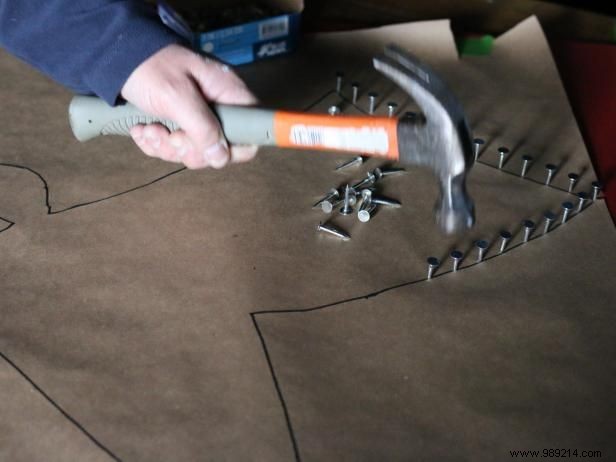 Expert DIY Guide: Crafting Oversized Silhouette String Art