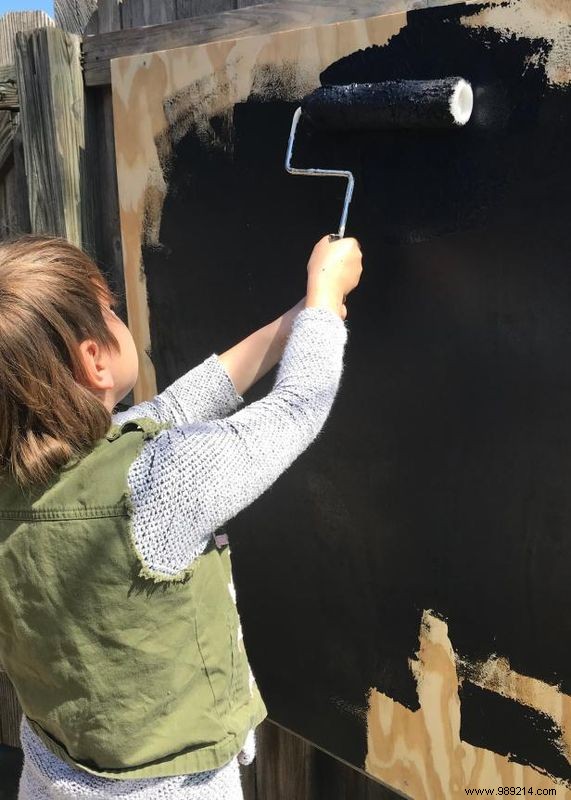 DIY Outdoor Chalkboard Wall: Easy Fence Project for Endless Kids  Creativity