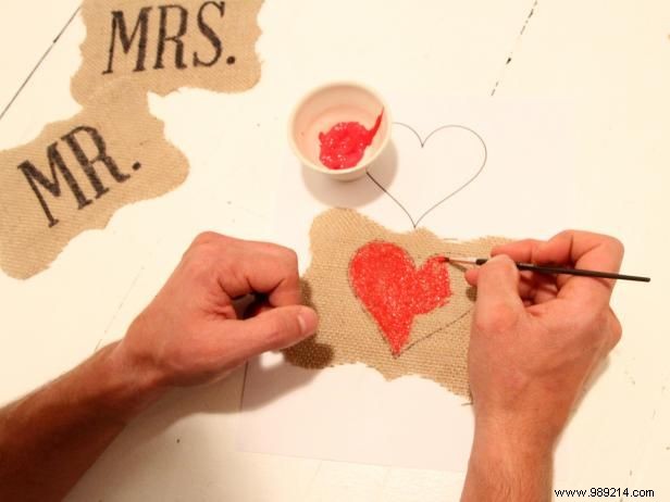 DIY Burlap Wedding Chair Backs: Elegant Mr. & Mrs. Tutorial