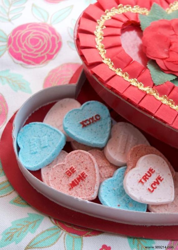 DIY Conversation Heart Bath Bombs: Easy Valentine s Day Recipe by Jennifer Perkins
