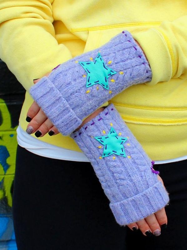 DIY Fingerless Gloves: Upcycle Your Old Sweater into Cozy Arm Warmers