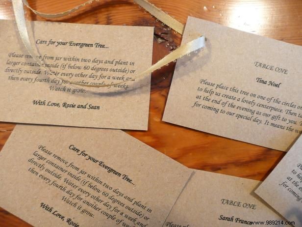 DIY Evergreen Wedding Favors: Eco-Friendly Centerpieces and Table Assignments