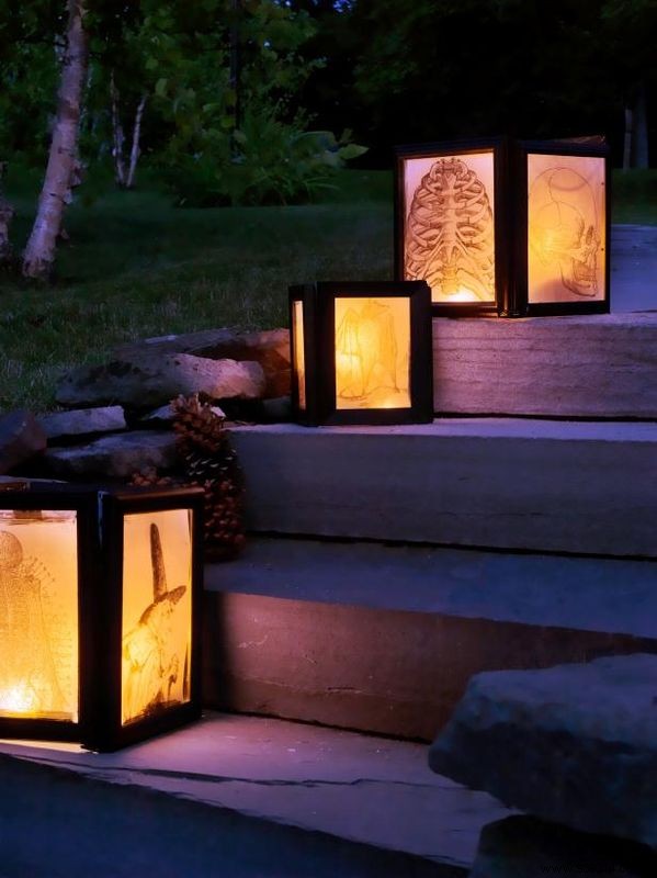 DIY Halloween Lanterns: Spooky, Budget-Friendly Decor from Thrift Frames