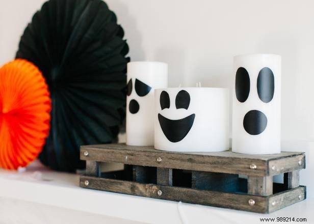 Craft Spooky Ghost Candles for Halloween: Easy DIY Guide by Expert Crafter Rennai Hoefer