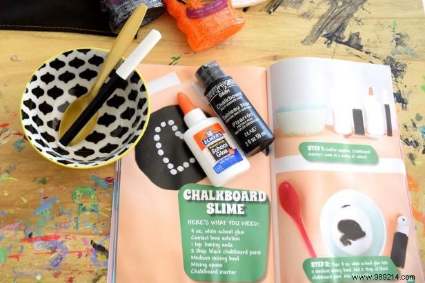 DIY Borax-Free Glitter Slime: Spooky Halloween Crafts for Kids