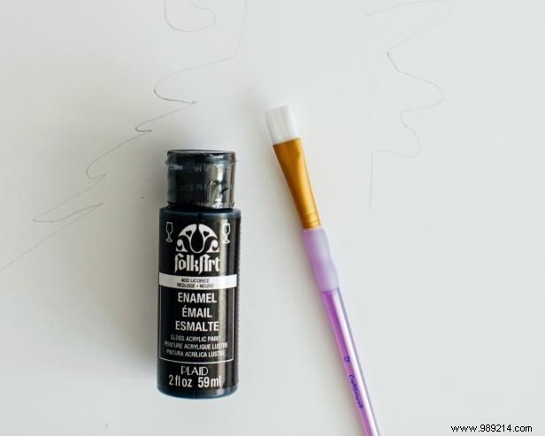 DIY Glittery Halloween Witch Art: Easy Step-by-Step Craft Tutorial