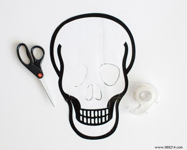 DIY Halloween Skull Art: Easy Step-by-Step Foam Board Tutorial