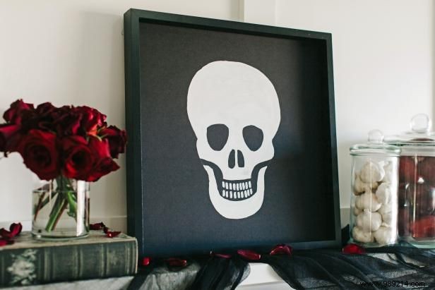 DIY Halloween Skull Art: Easy Step-by-Step Foam Board Tutorial
