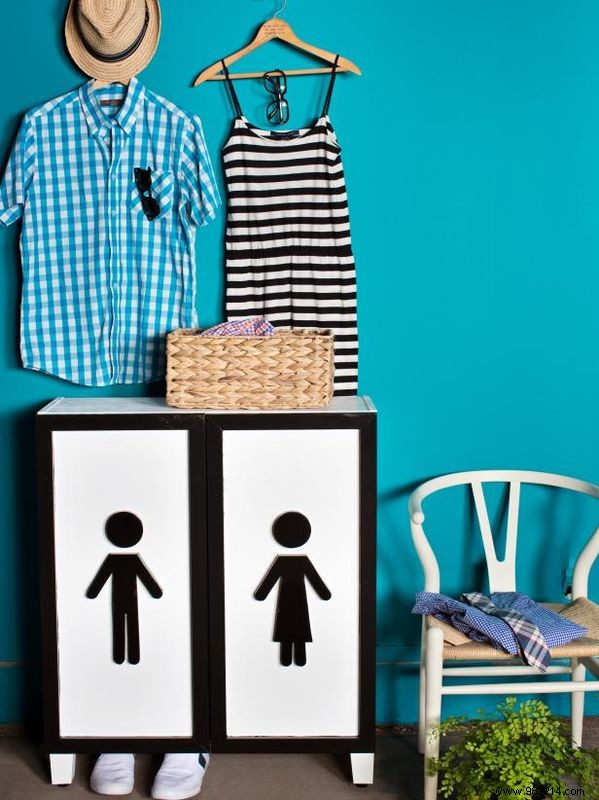 DIY His-and-Hers Vanity Cabinets: Custom Plywood Silhouettes for Shared Spaces