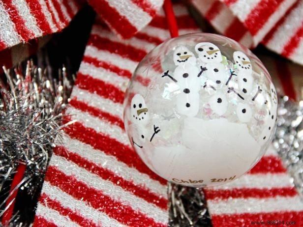 DIY Handprint Snowman Ornaments: Easy Christmas Craft for Kids