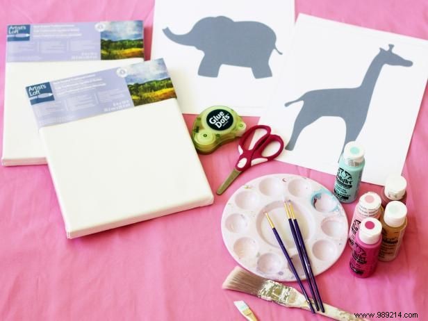 Create Stunning Silhouette Canvas Art for Your Child s Bedroom: Easy DIY Guide
