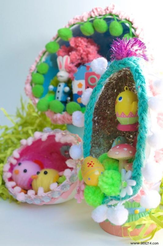 DIY Papier-Mâché Easter Eggs: Craft Sugar-Free Fairy Garden Scenes Like a Pro