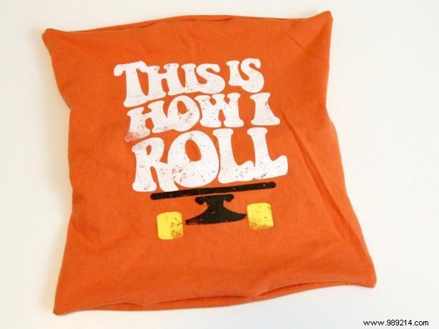 DIY Throw Pillows from Old T-Shirts: Easy Beginner Sewing Tutorial by Jess Abbott