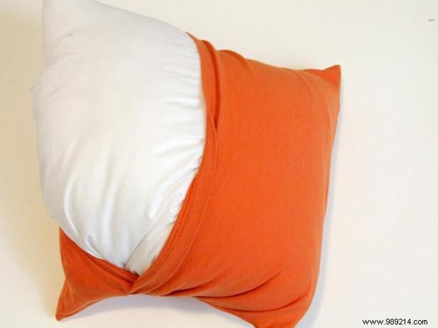 DIY Throw Pillows from Old T-Shirts: Easy Beginner Sewing Tutorial by Jess Abbott