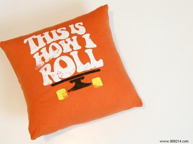 DIY Throw Pillows from Old T-Shirts: Easy Beginner Sewing Tutorial by Jess Abbott