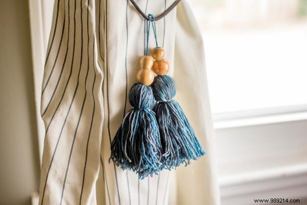 DIY Tassel Curtain Tiebacks: Easy Step-by-Step Guide by Debbie Wolfe