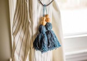 DIY Tassel Curtain Tiebacks: Easy Step-by-Step Guide by Debbie Wolfe
