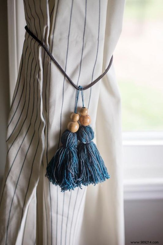 DIY Tassel Curtain Tiebacks: Easy Step-by-Step Guide by Debbie Wolfe