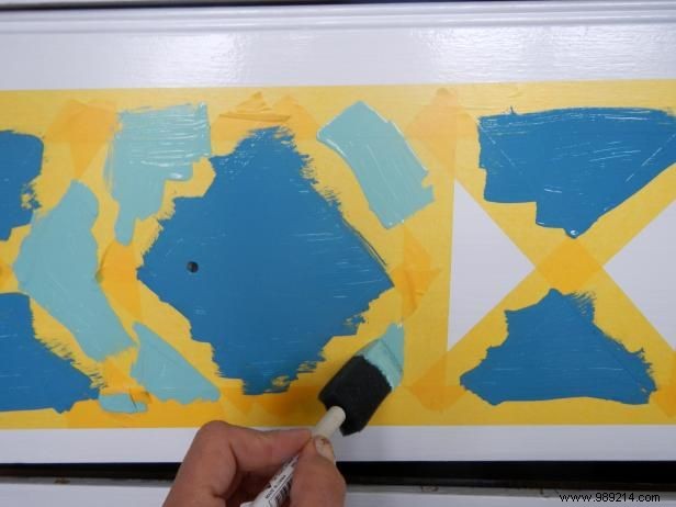 DIY Guide: Transform a Thrift Store Dresser with a Moroccan Geometric Pattern