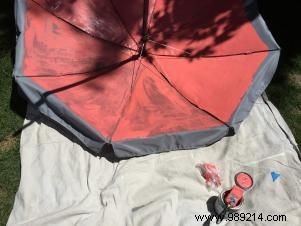 DIY Guide: Paint a Vibrant Watermelon Pattern on Your Outdoor Umbrella