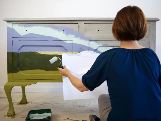 Expert Guide: Painting a Trompe l Oeil Landscape on a Chest of Drawers
