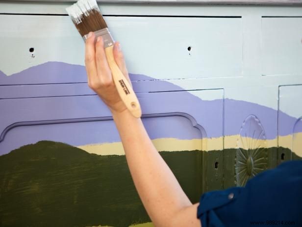 Expert Guide: Painting a Trompe l Oeil Landscape on a Chest of Drawers