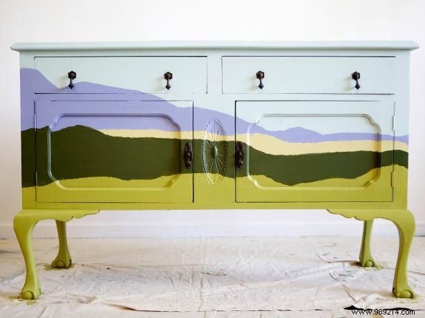 Expert Guide: Painting a Trompe l Oeil Landscape on a Chest of Drawers